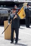 Amersfoort 18 juni 2023
Koning Willem Alexander en Prinses Amalia aanwezig bij de nieuwe standaard die overhandigt zal worden aan het Regiment Huzaren Prinses Catharina-Amalia op de Prins Bernhardkazerne. Het is de eerste keer nadat Prinses Amalia haar arm gebroken heeft na val van het paard .