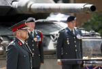 Amersfoort 18 juni 2023
Koning Willem Alexander en Prinses Amalia aanwezig bij de nieuwe standaard die overhandigt zal worden aan het Regiment Huzaren Prinses Catharina-Amalia op de Prins Bernhardkazerne. Het is de eerste keer nadat Prinses Amalia haar arm gebroken heeft na val van het paard .