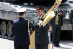 Amersfoort 18 juni 2023
Koning Willem Alexander en Prinses Amalia aanwezig bij de nieuwe standaard die overhandigt zal worden aan het Regiment Huzaren Prinses Catharina-Amalia op de Prins Bernhardkazerne. Het is de eerste keer nadat Prinses Amalia haar arm gebroken heeft na val van het paard .