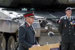 Amersfoort 18 juni 2023
Koning Willem Alexander en Prinses Amalia aanwezig bij de nieuwe standaard die overhandigt zal worden aan het Regiment Huzaren Prinses Catharina-Amalia op de Prins Bernhardkazerne. Het is de eerste keer nadat Prinses Amalia haar arm gebroken heeft na val van het paard .