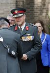 Amersfoort 18 juni 2023
Koning Willem Alexander en Prinses Amalia aanwezig bij de nieuwe standaard die overhandigt zal worden aan het Regiment Huzaren Prinses Catharina-Amalia op de Prins Bernhardkazerne. Het is de eerste keer nadat Prinses Amalia haar arm gebroken heeft na val van het paard .
