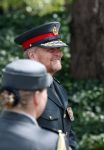 Amersfoort 18 juni 2023
Koning Willem Alexander en Prinses Amalia aanwezig bij de nieuwe standaard die overhandigt zal worden aan het Regiment Huzaren Prinses Catharina-Amalia op de Prins Bernhardkazerne. Het is de eerste keer nadat Prinses Amalia haar arm gebroken heeft na val van het paard .