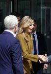 Amsterdam 11 juni 2025
Koningin Maxima vertrekt bij de RAI om naar haar dochter Prinses Amalia te gaan die in het ziekenhuis ligt ivm val van haar paard.