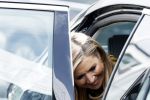 Amsterdam 11 juni 2025
Koningin Maxima vertrekt bij de RAI om naar haar dochter Prinses Amalia te gaan die in het ziekenhuis ligt ivm val van haar paard.