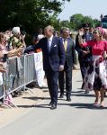 Lopik en Vianen 13 mei 2025
Streekbezoek Koning Willem Alexander en koningin Maxima . Sjors Frohlich is de brugemeester .