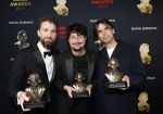 Amsterdam 2 juni 2025
Uitreiking Buma prijzen in de schouwburg van Amsterdam. Mathias Janmaat Will Knox en Reynard Bargmann