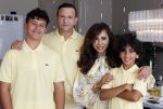 Abcoude 7 juni 2025
Najib Amhali met zijn vrouw Niama en hun zoons .