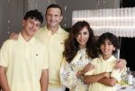 Abcoude 7 juni 2025
Najib Amhali met zijn vrouw Niama en hun zoons .