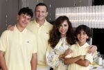 Abcoude 7 juni 2025
Najib Amhali met zijn vrouw Niama en hun zoons .