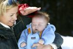 Lech 17 maart 2004
Prinses Maxima, Prins Willem Alexander en  Prinses Amalia   in Lech.  
Peter Smulders bv