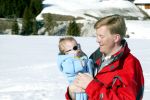 Lech 17 maart 2004
Prinses Maxima, Prins Willem Alexander en  Prinses Amalia   in Lech.  
Peter Smulders bv