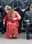 Amersfoort 18 juni 2023
Koning Willem Alexander en Prinses Amalia aanwezig bij de nieuwe standaard die overhandigt zal worden aan het Regiment Huzaren Prinses Catharina-Amalia op de Prins Bernhardkazerne. Het is de eerste keer nadat Prinses Amalia haar arm gebroken heeft na val van het paard .