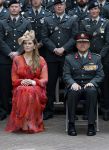 Amersfoort 18 juni 2023
Koning Willem Alexander en Prinses Amalia aanwezig bij de nieuwe standaard die overhandigt zal worden aan het Regiment Huzaren Prinses Catharina-Amalia op de Prins Bernhardkazerne. Het is de eerste keer nadat Prinses Amalia haar arm gebroken heeft na val van het paard .
