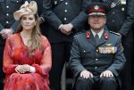 Amersfoort 18 juni 2023
Koning Willem Alexander en Prinses Amalia aanwezig bij de nieuwe standaard die overhandigt zal worden aan het Regiment Huzaren Prinses Catharina-Amalia op de Prins Bernhardkazerne. Het is de eerste keer nadat Prinses Amalia haar arm gebroken heeft na val van het paard .