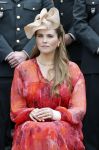 Amersfoort 18 juni 2023
Koning Willem Alexander en Prinses Amalia aanwezig bij de nieuwe standaard die overhandigt zal worden aan het Regiment Huzaren Prinses Catharina-Amalia op de Prins Bernhardkazerne. Het is de eerste keer nadat Prinses Amalia haar arm gebroken heeft na val van het paard .