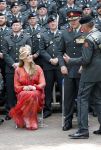 Amersfoort 18 juni 2023
Koning Willem Alexander en Prinses Amalia aanwezig bij de nieuwe standaard die overhandigt zal worden aan het Regiment Huzaren Prinses Catharina-Amalia op de Prins Bernhardkazerne. Het is de eerste keer nadat Prinses Amalia haar arm gebroken heeft na val van het paard .