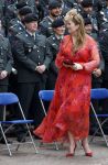 Amersfoort 18 juni 2023
Koning Willem Alexander en Prinses Amalia aanwezig bij de nieuwe standaard die overhandigt zal worden aan het Regiment Huzaren Prinses Catharina-Amalia op de Prins Bernhardkazerne. Het is de eerste keer nadat Prinses Amalia haar arm gebroken heeft na val van het paard .