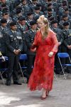 Amersfoort 18 juni 2023
Koning Willem Alexander en Prinses Amalia aanwezig bij de nieuwe standaard die overhandigt zal worden aan het Regiment Huzaren Prinses Catharina-Amalia op de Prins Bernhardkazerne. Het is de eerste keer nadat Prinses Amalia haar arm gebroken heeft na val van het paard .