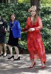 Amersfoort 18 juni 2023
Koning Willem Alexander en Prinses Amalia aanwezig bij de nieuwe standaard die overhandigt zal worden aan het Regiment Huzaren Prinses Catharina-Amalia op de Prins Bernhardkazerne. Het is de eerste keer nadat Prinses Amalia haar arm gebroken heeft na val van het paard .