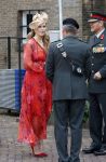 Amersfoort 18 juni 2023
Koning Willem Alexander en Prinses Amalia aanwezig bij de nieuwe standaard die overhandigt zal worden aan het Regiment Huzaren Prinses Catharina-Amalia op de Prins Bernhardkazerne. Het is de eerste keer nadat Prinses Amalia haar arm gebroken heeft na val van het paard .