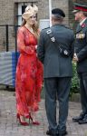 Amersfoort 18 juni 2023
Koning Willem Alexander en Prinses Amalia aanwezig bij de nieuwe standaard die overhandigt zal worden aan het Regiment Huzaren Prinses Catharina-Amalia op de Prins Bernhardkazerne. Het is de eerste keer nadat Prinses Amalia haar arm gebroken heeft na val van het paard .