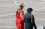 Amersfoort 18 juni 2023
Koning Willem Alexander en Prinses Amalia aanwezig bij de nieuwe standaard die overhandigt zal worden aan het Regiment Huzaren Prinses Catharina-Amalia op de Prins Bernhardkazerne. Het is de eerste keer nadat Prinses Amalia haar arm gebroken heeft na val van het paard .