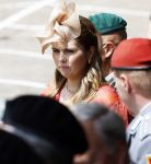 Amersfoort 18 juni 2023
Koning Willem Alexander en Prinses Amalia aanwezig bij de nieuwe standaard die overhandigt zal worden aan het Regiment Huzaren Prinses Catharina-Amalia op de Prins Bernhardkazerne. Het is de eerste keer nadat Prinses Amalia haar arm gebroken heeft na val van het paard .