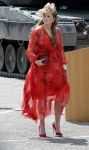 Amersfoort 18 juni 2023
Koning Willem Alexander en Prinses Amalia aanwezig bij de nieuwe standaard die overhandigt zal worden aan het Regiment Huzaren Prinses Catharina-Amalia op de Prins Bernhardkazerne. Het is de eerste keer nadat Prinses Amalia haar arm gebroken heeft na val van het paard .