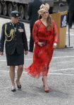 Amersfoort 18 juni 2023
Koning Willem Alexander en Prinses Amalia aanwezig bij de nieuwe standaard die overhandigt zal worden aan het Regiment Huzaren Prinses Catharina-Amalia op de Prins Bernhardkazerne. Het is de eerste keer nadat Prinses Amalia haar arm gebroken heeft na val van het paard .