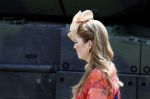 Amersfoort 18 juni 2023
Koning Willem Alexander en Prinses Amalia aanwezig bij de nieuwe standaard die overhandigt zal worden aan het Regiment Huzaren Prinses Catharina-Amalia op de Prins Bernhardkazerne. Het is de eerste keer nadat Prinses Amalia haar arm gebroken heeft na val van het paard .