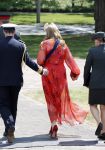 Amersfoort 18 juni 2023
Koning Willem Alexander en Prinses Amalia aanwezig bij de nieuwe standaard die overhandigt zal worden aan het Regiment Huzaren Prinses Catharina-Amalia op de Prins Bernhardkazerne. Het is de eerste keer nadat Prinses Amalia haar arm gebroken heeft na val van het paard .