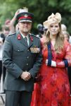 Amersfoort 18 juni 2023
Koning Willem Alexander en Prinses Amalia aanwezig bij de nieuwe standaard die overhandigt zal worden aan het Regiment Huzaren Prinses Catharina-Amalia op de Prins Bernhardkazerne. Het is de eerste keer nadat Prinses Amalia haar arm gebroken heeft na val van het paard .