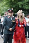 Amersfoort 18 juni 2023
Koning Willem Alexander en Prinses Amalia aanwezig bij de nieuwe standaard die overhandigt zal worden aan het Regiment Huzaren Prinses Catharina-Amalia op de Prins Bernhardkazerne. Het is de eerste keer nadat Prinses Amalia haar arm gebroken heeft na val van het paard .