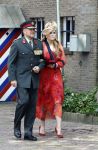 Amersfoort 18 juni 2023
Koning Willem Alexander en Prinses Amalia aanwezig bij de nieuwe standaard die overhandigt zal worden aan het Regiment Huzaren Prinses Catharina-Amalia op de Prins Bernhardkazerne. Het is de eerste keer nadat Prinses Amalia haar arm gebroken heeft na val van het paard .