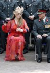 Amersfoort 18 juni 2023
Koning Willem Alexander en Prinses Amalia aanwezig bij de nieuwe standaard die overhandigt zal worden aan het Regiment Huzaren Prinses Catharina-Amalia op de Prins Bernhardkazerne. Het is de eerste keer nadat Prinses Amalia haar arm gebroken heeft na val van het paard .