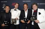 Amsterdam 2 juni 2025
Uitreiking Buma prijzen in de schouwburg van Amsterdam. Robert v Hemert met Edwin v Hoevelaak Bram Koning en Marcel Fisser