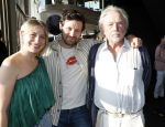 Hilversum 10 juni 2025
Premiere Full Moon in bioscoop Hilversum. Sarah Chronis poseert met Aus Greidanus en ..