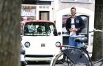 Amsterdam 4 juni 2025
Thomas v d Vlugt met zijn fiat 500 karretje in het centrum van Amsterdam