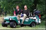 Hilversum 28 juni 1999
Persconferentie Dutch Open TNT 1999 bij de Hilversumsche Golfclub
Otto Lenselink en Andreas v d Schaaf