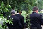 Lelystad 05 Juli 1999
Begrafenis moeder Aron Winter.
Aron Winter.