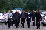 Lelystad 05 Juli 1999
Begrafenis moeder Aron Winter.
v.l.n.r Richard Witschge, Johnny van t schip, Frank de Boer, Danny Blind en Rob Witschge.