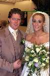 Scheveningen 02 Juli 1999
Lee Towers trouwen dochter Claudia.
Claudia Huizer met haar man Rens