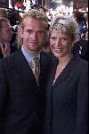 Amsterdam, 22 juni 1999
Premiere film NOTTING HILL
In Tuschinski theater
Renate v d Zalm met Erben Wennemars