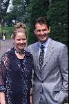Muiden 07 Juli 1999
Richard Krajicek en Daphne Deckers trouwen
Jacco Eltingh met zijn vrouw.