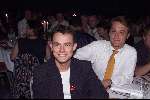 Amsterdam 04 Juli 1999
Amsterdam-diner t.b.v het aids-fonds.
Jo de Poortere met zijn vriend.