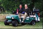 Hilversum 28 juni 1999
Persconferentie Dutch Open TNT 1999 bij de Hilversumsche Golfclub
Andreas v d Schaaf en Otto Lenselink
