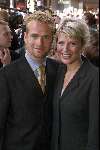 Amsterdam, 22 juni 1999
Premiere film NOTTING HILL
In Tuschinski theater
Renate v d Zalm met Erben Wennemars
