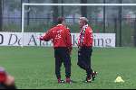 Amsterdam 05 Juli 1999
eerste training Ajax Amsterdam seizoen 1999/2000
Jan Wouters en Tonnie Bruin Slot