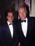 Andre v Duin met zijn huidige vriend 1999 Eelco