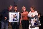 Den Bosch, 20 juli 2000
Uitreiking gouden CD Frans Bauer en Marianne Weber
verder Job de Bus & Antonette de Bus